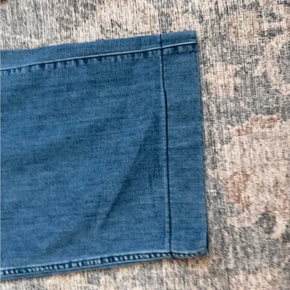 Madewell Medium Blue Wide-Leg Jeans - Picture 7 of 10
